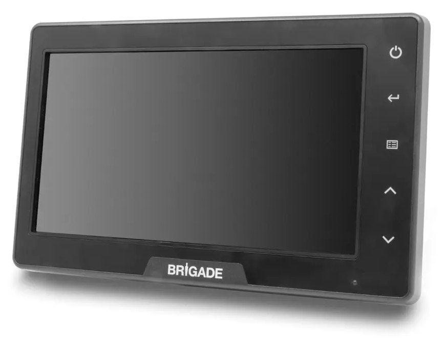 Monitor Brigade da cabina con staffa di sostegno
